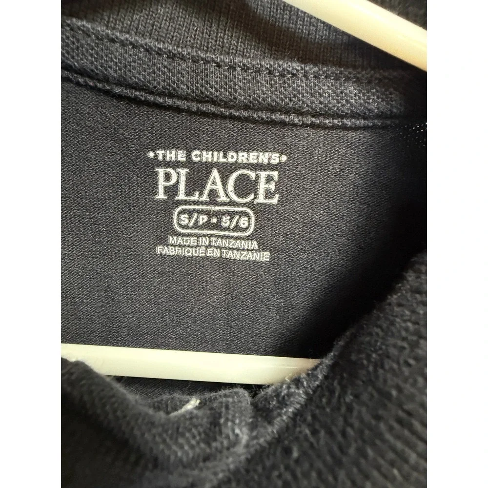 The Childrens Place Boys Navy Blue Short Sleeve Pique Polo Shirt Size S 5/6
